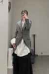 Marc le bihan double -neck shirt 2630 white